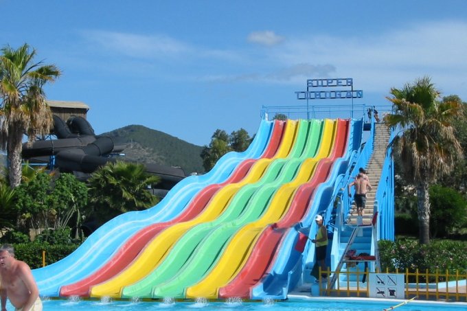 Aguamar water park, Playa d'en Bossa, Ibiza